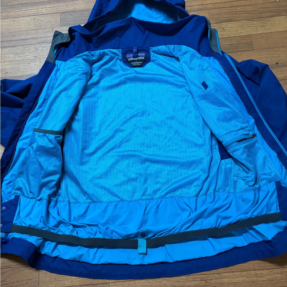 Patagonia NWT Women’s Powder town Jacket size XS Blue AP - Picture 7 of 16